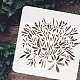 6 piezas 6 estilos agapanthus tema mascota ahueca hacia fuera dibujo pintura plantillas DIY-WH0394-0027-3