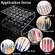 PH PandaHall 1pc 24-Slot Pen Organizer Clear Pen & Pencil Display Stands Acrylic Pen & Pencil Holder Makeup Brush Rack Organizer Pen Display Stand Rack for Office Home Store Pen Collection ODIS-WH0027-035B-4