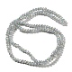 Electroplate Glass Beads Strands GLAA-F078-FR15-2