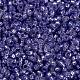 MIYUKIラウンドロカイユビーズ  日本製シードビーズ  （rr649)染めの紫の銀色のアラバスター  15/0  1.5mm  穴：0.7mm  約5555PCS /ボトル  10 G /ボトル SEED-JP0010-RR0649-3