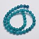 Natürliche und gefärbte Perle Malaysia Jade Stränge G-A146-8mm-A24-2