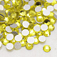 Perle en verre de dos plat RGLA-C002-SS20-249-1
