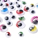 7 стиль плоские круглые пластиковые цвета шевелятся пуговицами с глазами KY-YW0001-13-6