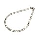 304 Stainless Steel Figaro Chain Bracelet Making STAS-A028-B023P-1