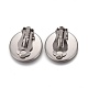 304 Stainless Steel Clip-on Earring Setting X-STAS-P249-23D-P-2