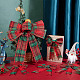 Chgcraft 10 Stück 2 Stile Weihnachtsschleifen Dekorationen Kranz Schleife Sackleinen Schleife nicht dekorativ für Kleidung Hüte Baumspitze Hochzeit Geburtstag Party Dekor AJEW-CA0002-64-5