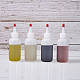 Benecreat 16 confezione 120ml bottiglia di plastica da spremere bottiglia con tappo rosso con misurazione e 16 etichette di gesso extra DIY-BC0010-57-6