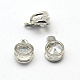 Flat Round Alloy Charms X-ZIRC-R007-054A-02-2