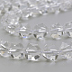 Chapelets de perles en cristal de quartz naturel G-S149-6mm-24-2