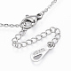 304 Stainless Steel Pendant Necklaces NJEW-G302-09P-3