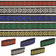 Ruban polyester pandahall elite 11.5m 5 style ethnique OCOR-PH0002-36-1