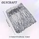Olycraftポリエステルタッセルレーストリム  塩ビプラスチックスパンコール付き  ゲインボロ  8-1/4インチ（210mm）  約5.00ヤード（4.57m）/連  1連/袋 OCOR-OC0001-10-2