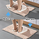 Ahademaker 16 stücke 2 stil pu selbstklebende rutschfeste teppich aufkleber FIND-GA0005-65-5