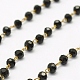 Chaînes de perles de verre faites à la main de 3.28 pied X-AJEW-E033-B02-1