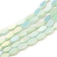 Chapelets de perles en verre opaque électrolytique EGLA-J150-A-FR15-1