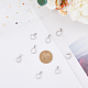 DICOSMETIC 8Pcs 4 Styles Natural Freshwater Shell Charms KK-DC0003-26-4