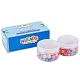 Bubblegum AB Color Transparent Crackle Acrylic Beads CACR-NB0001-02-8