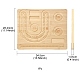 Tavole di design per braccialetti in legno rettangolari TOOL-YWC0003-03A-4