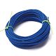編組鋼線ロープコード  ブルー  2x2mm  10 m /ロール TWIR-Z001-08-2