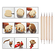 Wooden Handle Pottery Tools Sets TOOL-BC0008-11-4