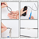 Kit de fabricación de collar de pulsera de cordón trenzado de diy DIY-WH0504-09-6