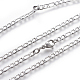 304 Stainless Steel Figaro Chain Necklaces NJEW-E143-12P-2