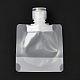 ペットのプラスチック製トラベルバッグ  マットスタイルの空の詰め替え可能なバッグ  キャップ付きの長方形  化粧品用  透明  10.6cm  容量：30ml（1.01液量オンス） X1-ABAG-I006-02A-1