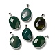 Natural Agate Dyed Pendants G-M415-02P-2