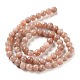 Natural Multi-Moonstone Round Beads Strands G-O030-6mm-10B-4