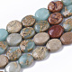 Synthetische Aqua Terra Jaspis Perlen Stränge&nbsp;G-S366-015A-01-1