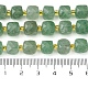 Perles vertes naturelles quartz fraise brins G-Q010-A20-01-5