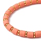 Bracelets extensibles en perles de colonne d’argile polymère BJEW-JB09756-4
