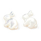 Perles de coquillage blanc naturel SSHEL-N032-60-4