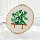 Набор для вышивания листьев монстеры своими руками DIY-P077-018-1