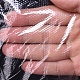 使い捨て手袋  ポリエチレン手袋  透明  26.5x25.5cm  100個/袋 AJEW-E034-87-3
