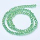 Electroplate Glass Beads Strands EGLA-A034-T3mm-B11-2
