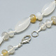 Colliers de perles en agate naturelle NJEW-S388-05-2