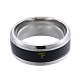 201 Stainless Steel Fahrenheit Scale Pattern Finger Ring for Women RJEW-N043-20P-2