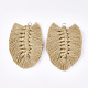 Polycoton (polyester coton) gland grand pendentif décorations X-FIND-T035-02E-1