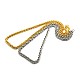 Mode 304 Edelstahl Weizen Kette Halsketten für Männer STAS-A028-N004-1