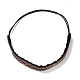 Bandeau de cheveux en caoutchouc élastique avec strass en verre et perles en plastique rétro pour femmes et filles OHAR-B005-01B-2