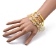 Set di braccialetti di perline intrecciati con filo di nylon regolabile BJEW-JB05959-3