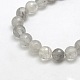 Natural Gemstone Cloudy Quartz Faceted Round Bead Strands G-O021-6mm-03A-2