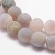 Chapelets de perle en agate géode druzy naturelle G-K166-09-10mm-08-3