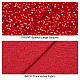 ストレッチスパンコールポリエステル生地  ドレスパフォーマンスステージ用  長方形  暗赤色  125~150x0.5cm DIY-WH0502-50B-4