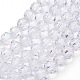 Chapelets de perles en verre transparent X-GLAA-G013-4mm-72-1