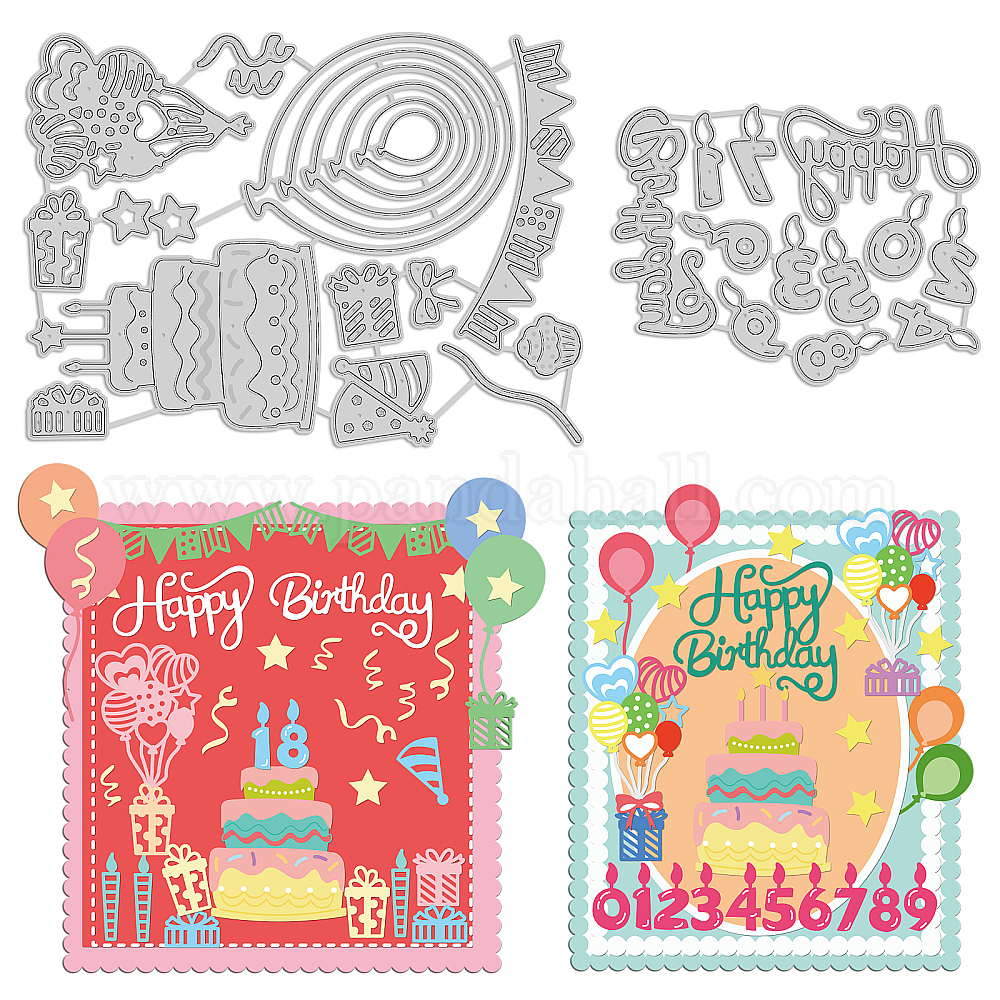 Carte D'anniversaire Découpée Boofle Avec Gâteau - Joyeux Anniversaire Original