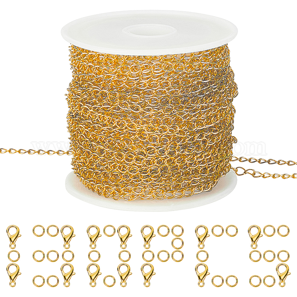 Wholesale SUNNYCLUE DIY Twisted Chain Jewelry Making Kits