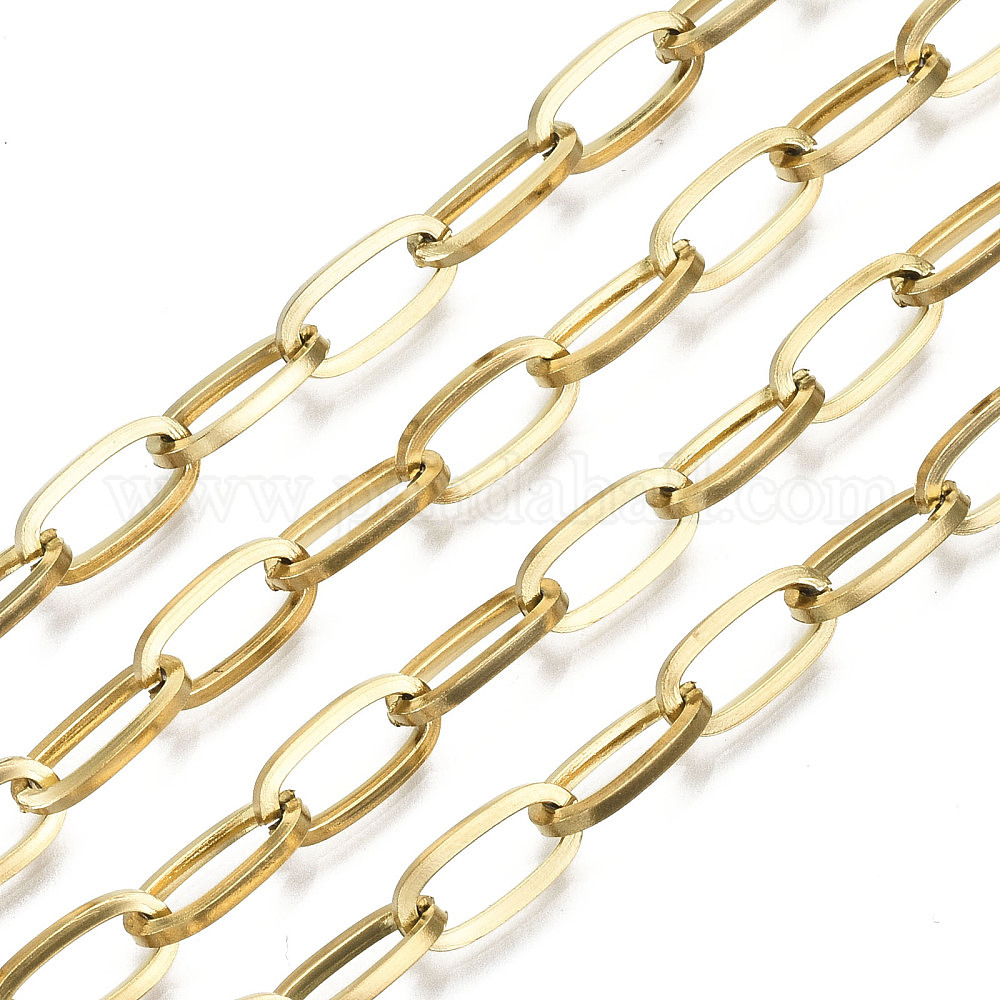 Wholesale 3.28 Feet 304 Stainless Steel Paperclip Chains - Pandahall.com