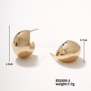 Геометрические круглые минималистичные модные серьги ZD3369-4